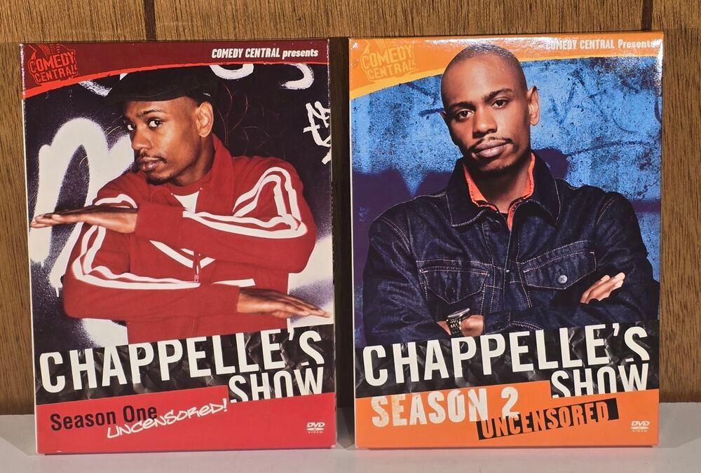 Chappelle's Show DVD Lot Seasons 1 & 2 Uncensored Comedy Central Box Sets